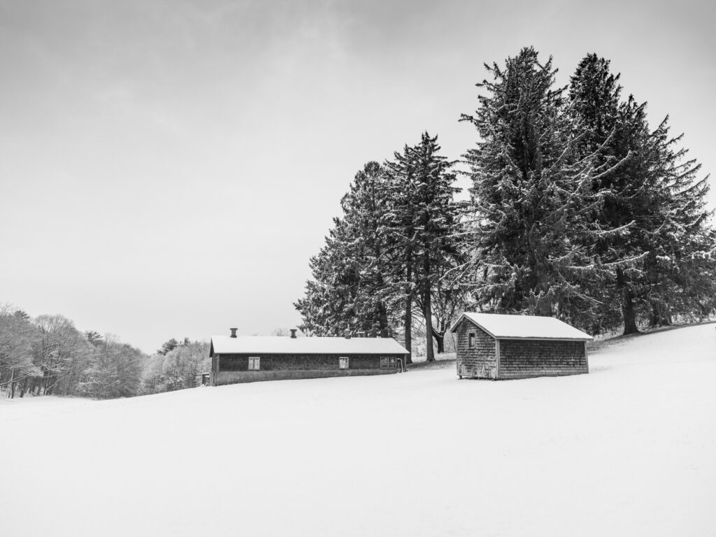 Evergreen Shelter, Maudslay State Park, Newburyport, Massachusetts